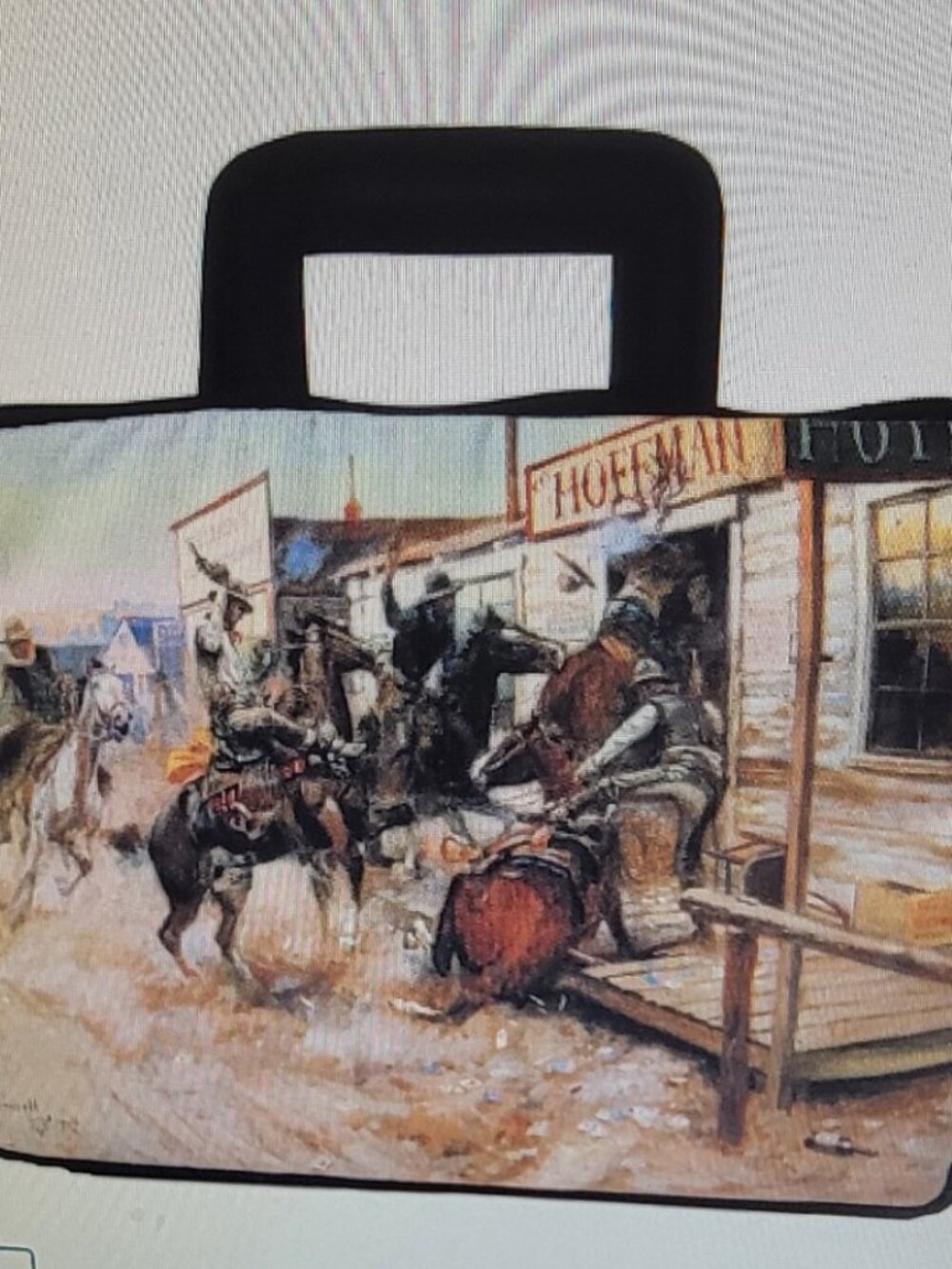 Western/Cowboy Small Laptop Bag